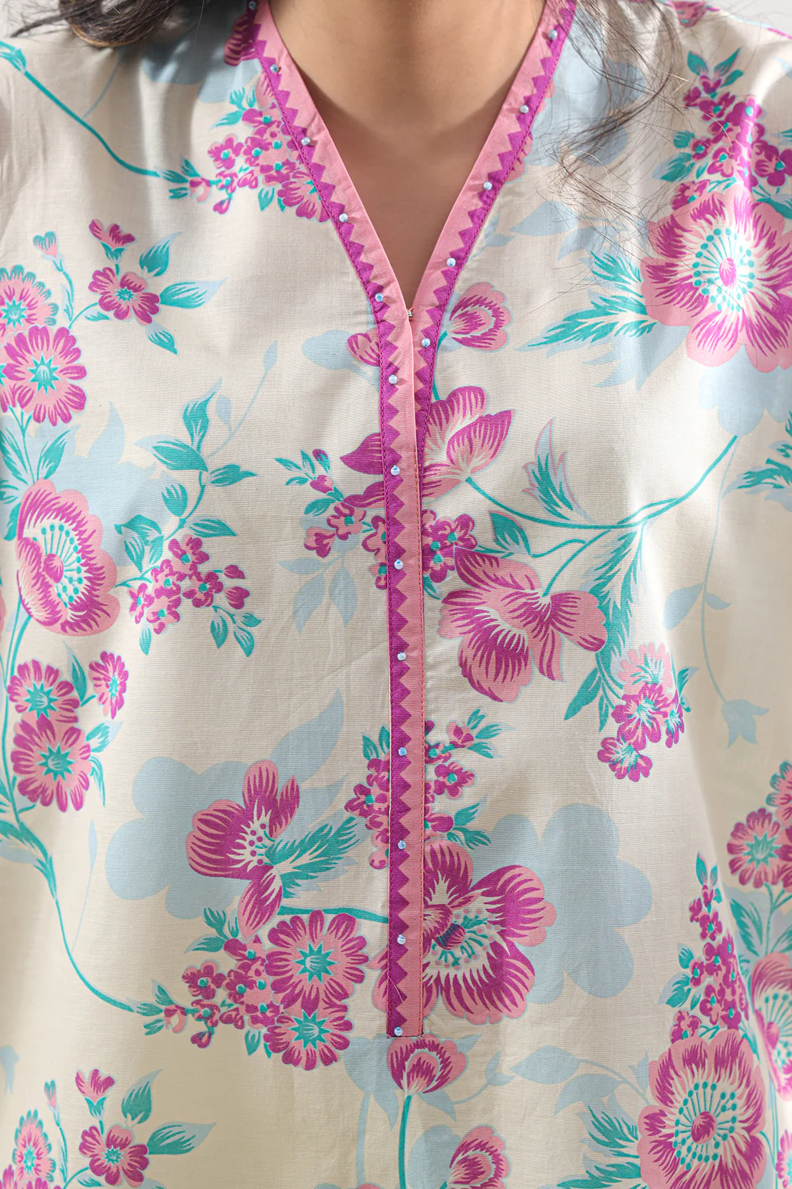 Unstitched Printed Lawn 2 Piece (Shirt/Trouser) - Image 5