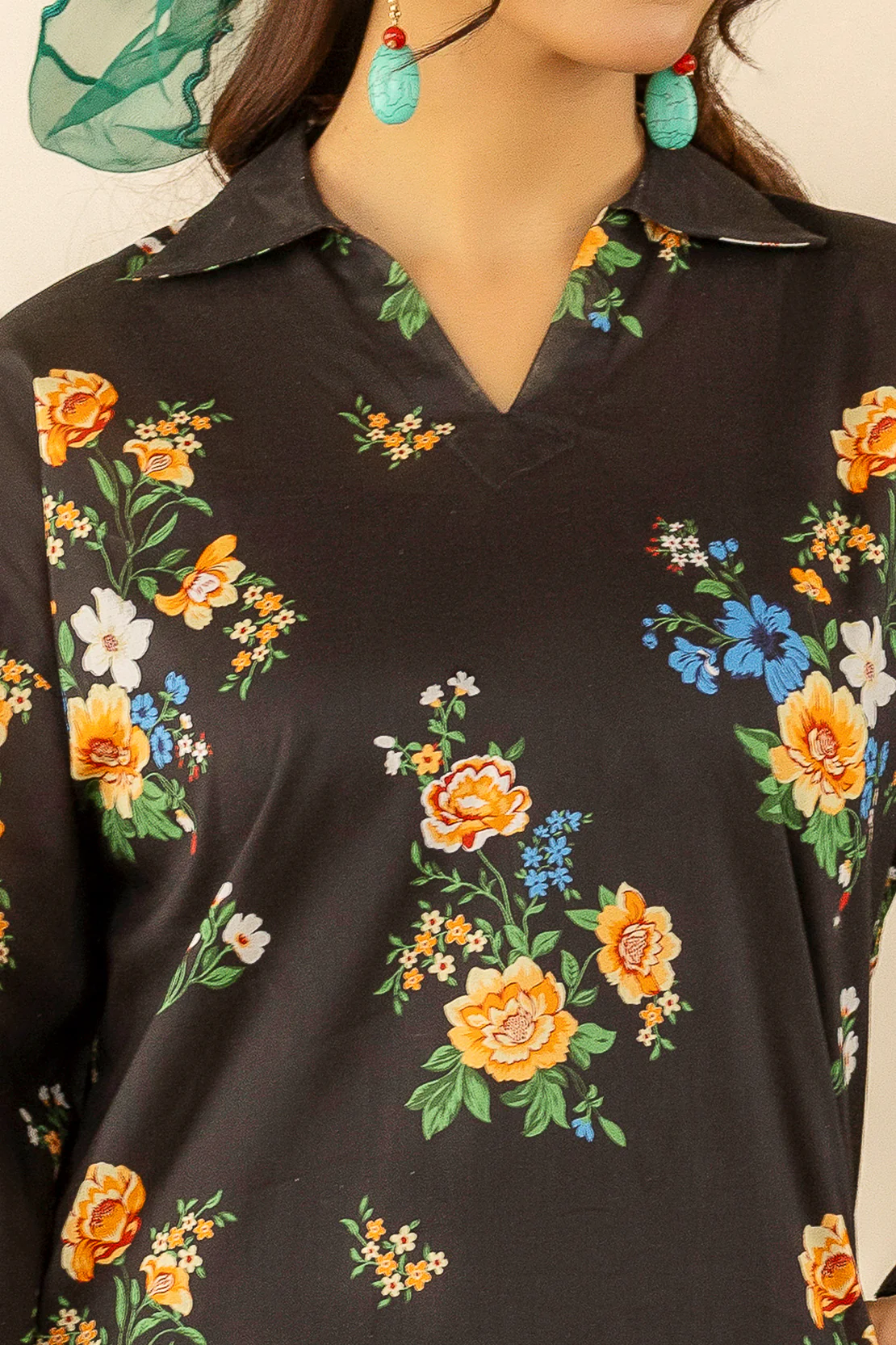 Unstitched Printed Lawn 2 Piece (Shirt/Trouser) - Image 4