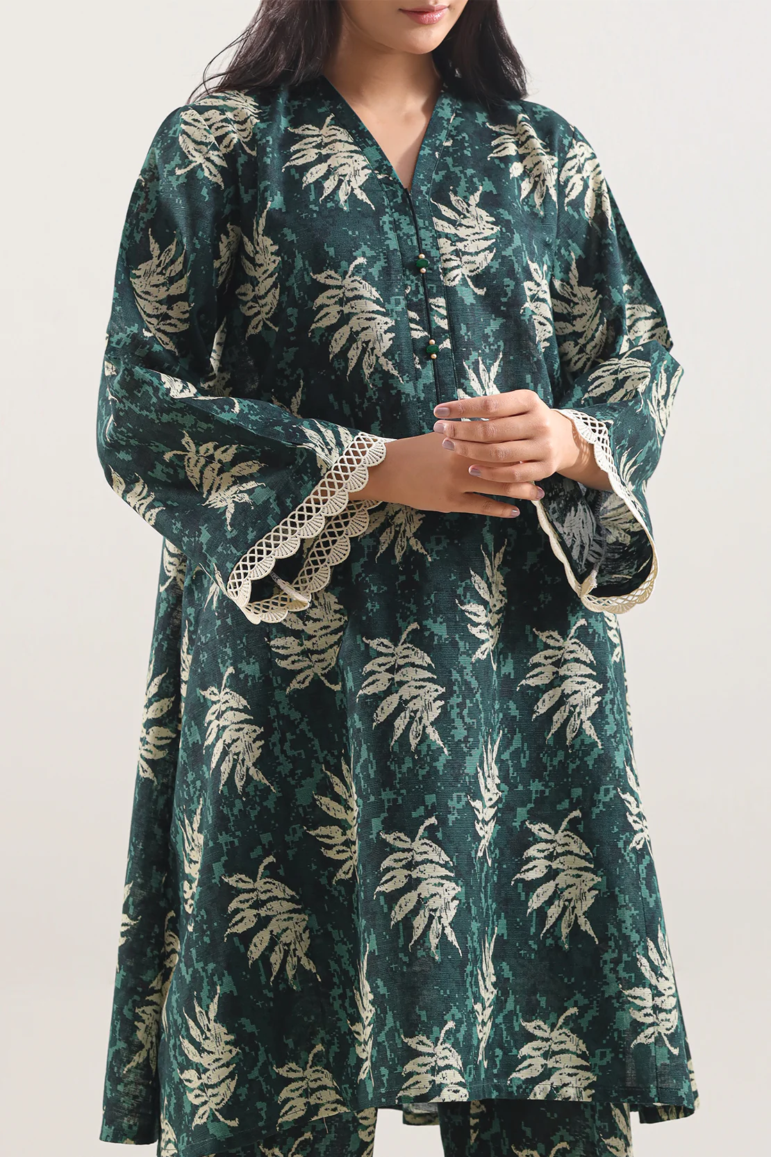 Unstitched Printed Lawn 2 Piece (Shirt/Trouser) - Image 2