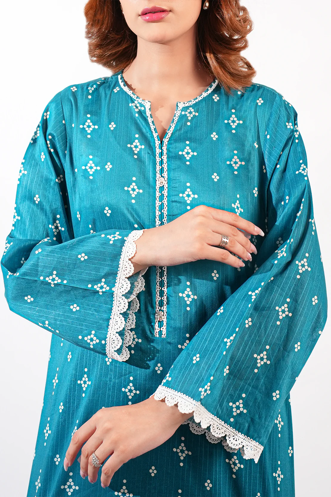 Unstitched Printed Lawn 2 Piece (Shirt/Trouser) - Image 4