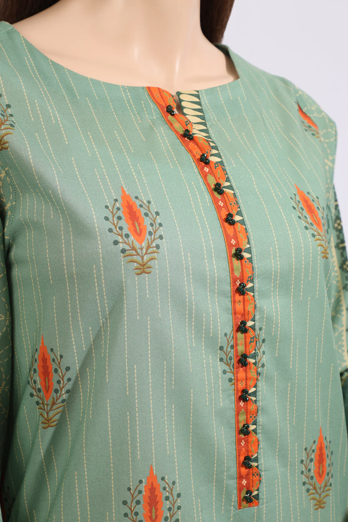 Unstitched Printed Lawn 3 Piece - Image 3