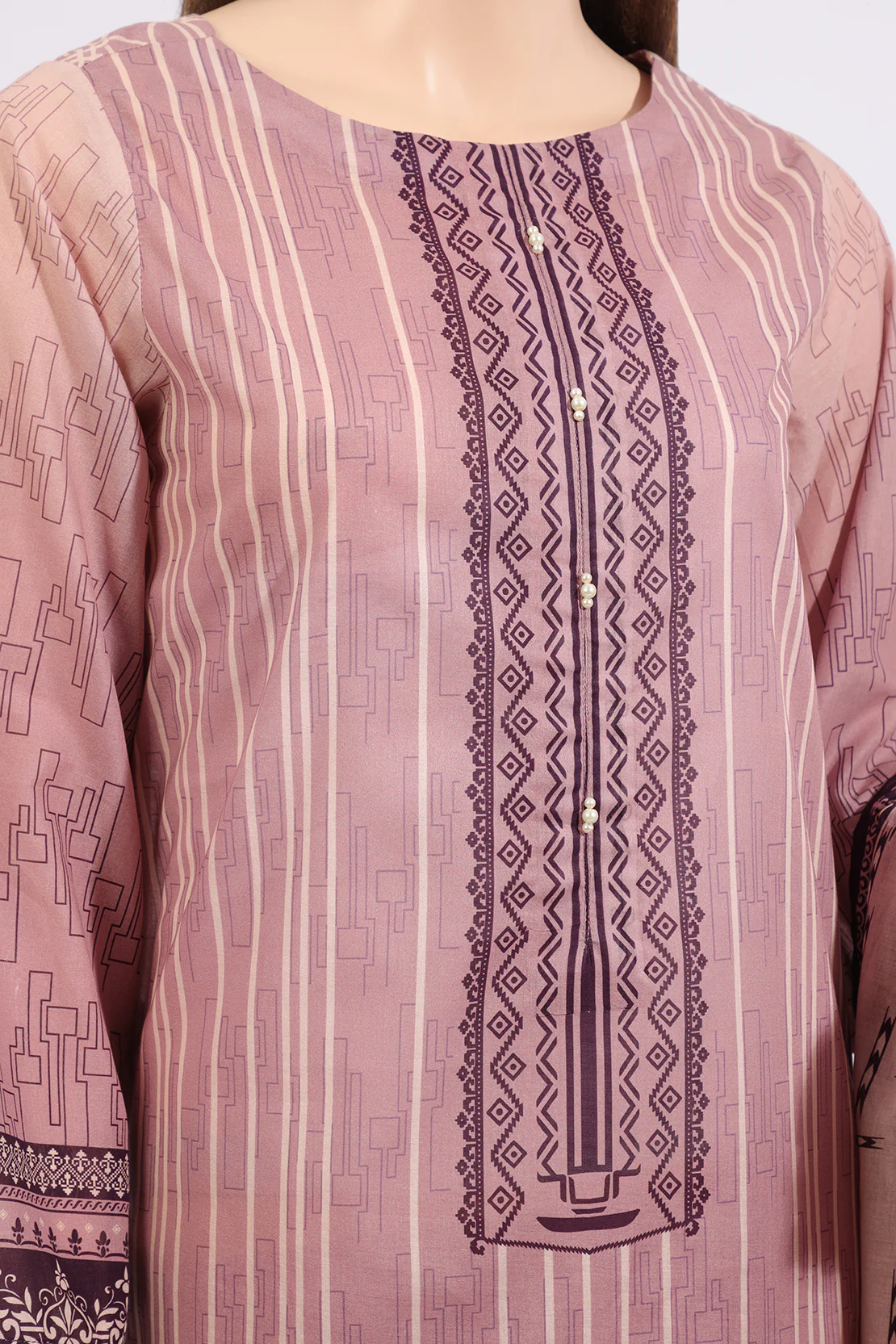 Unstitched Printed Lawn 3 Piece - Image 3