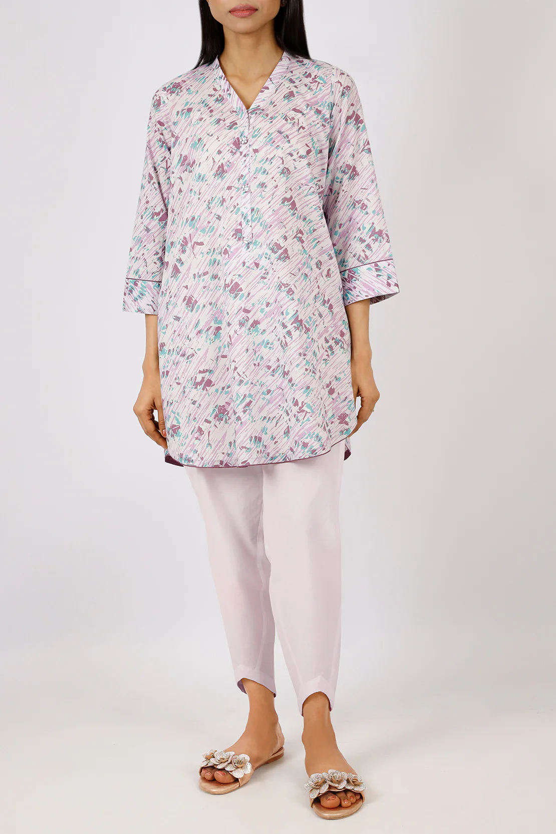 Unstitched Printed Lawn 3 Piece - Image 2