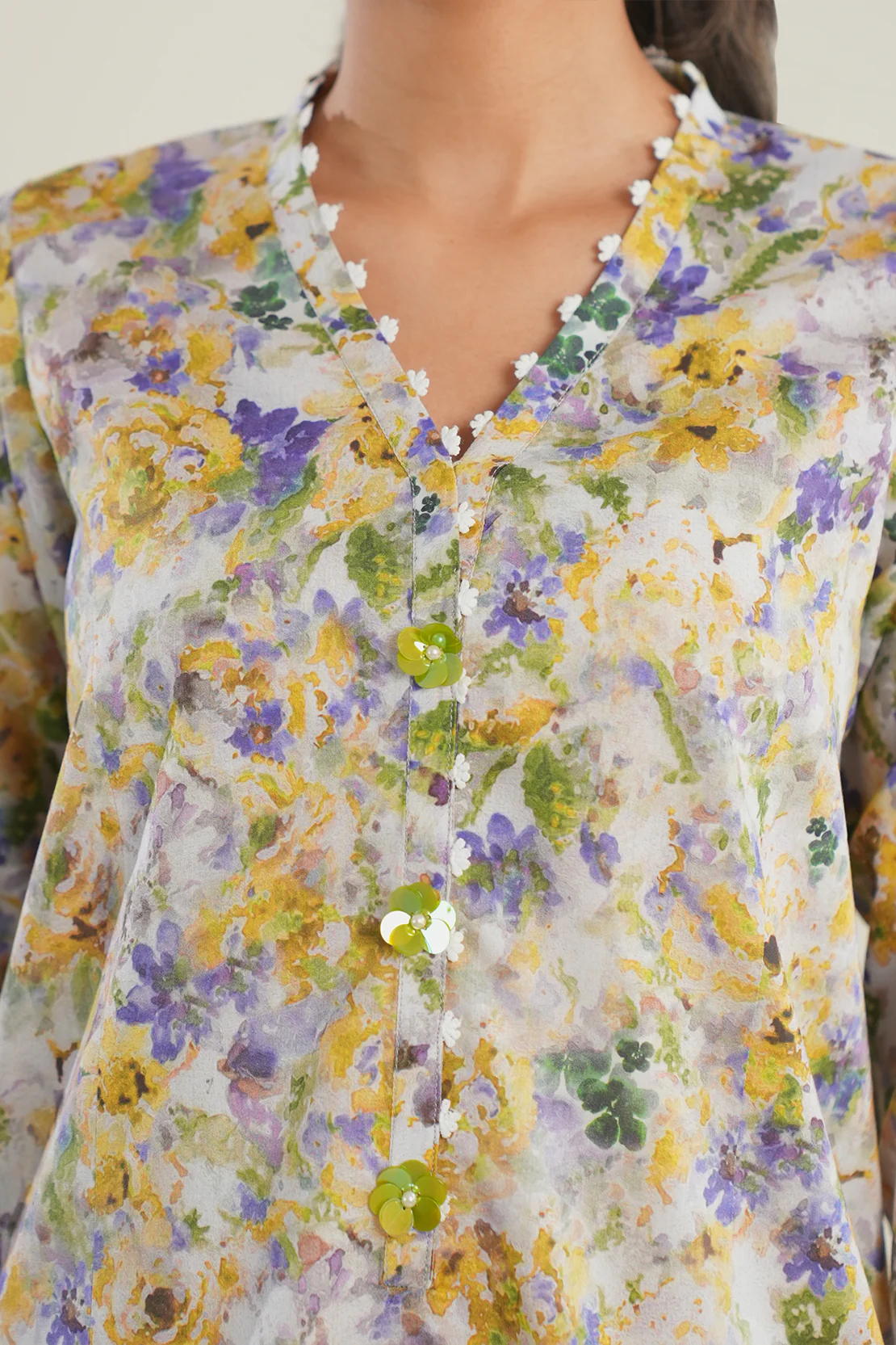 Unstitched Printed Lawn 3 Piece - Image 6