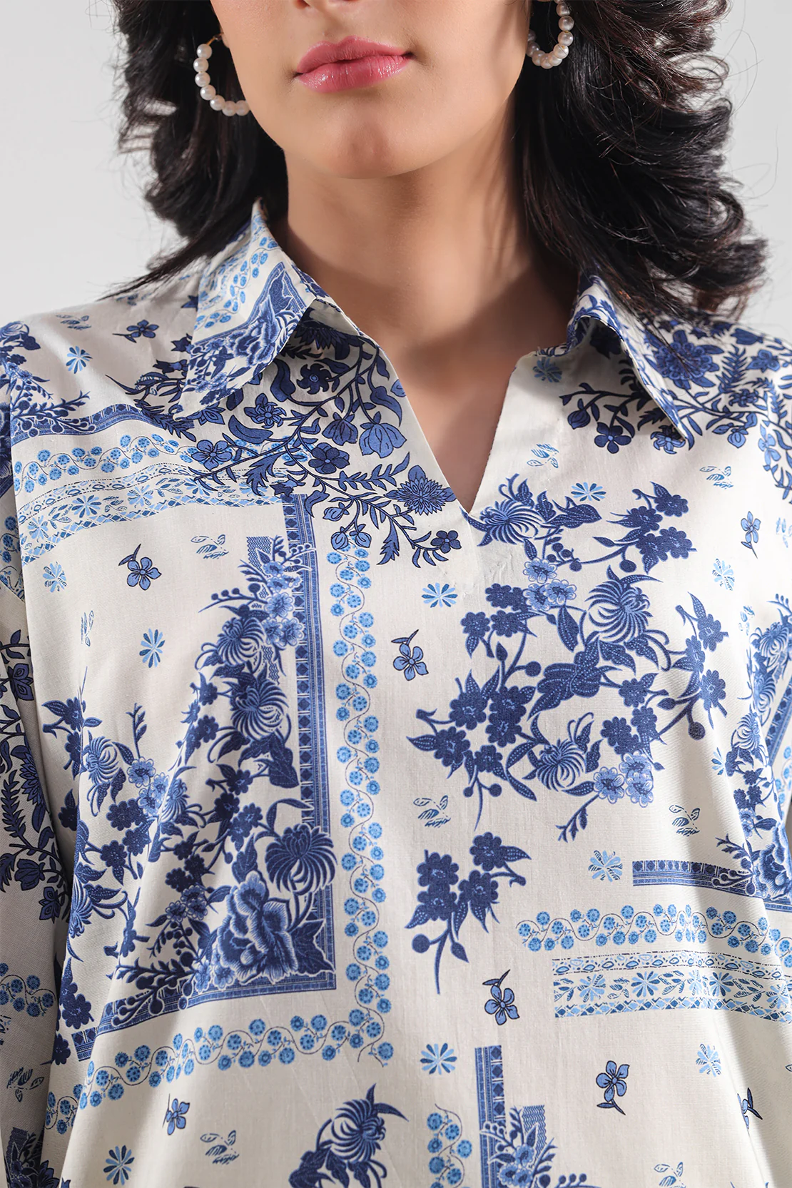 Unstitched Printed Lawn 3 Piece - Image 4