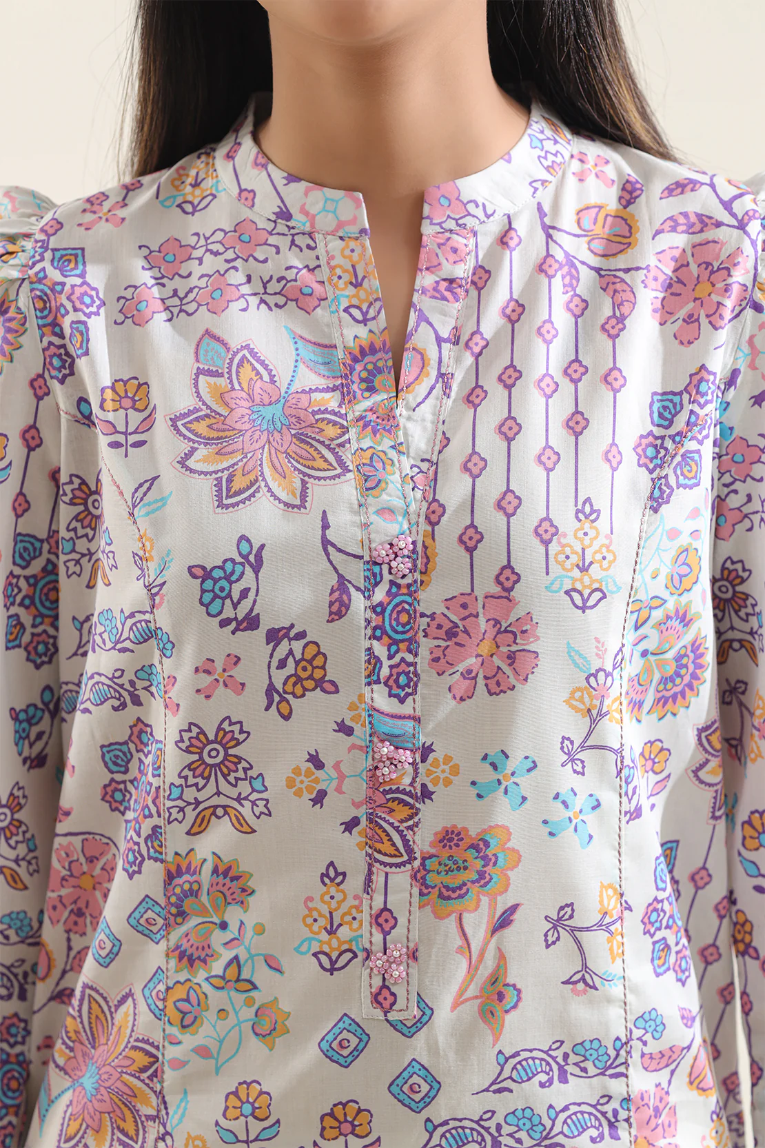 Unstitched Printed Lawn 3 Piece - Image 4