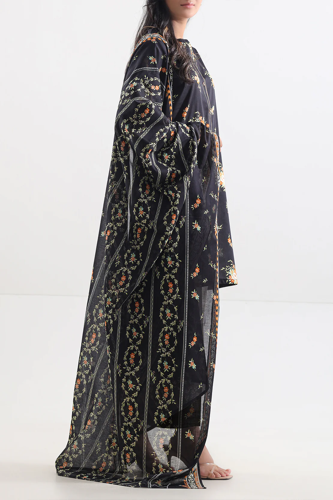 Unstitched Printed Lawn 3 Piece - Image 3