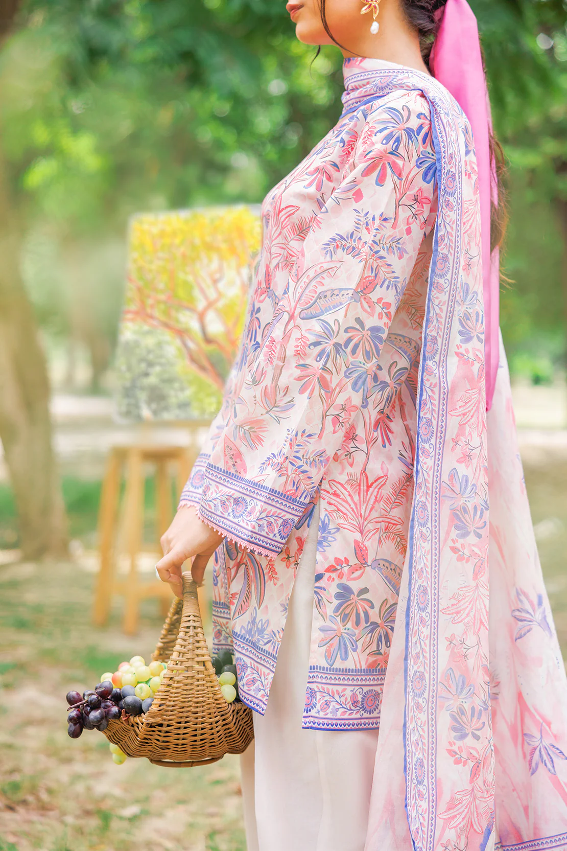 Unstitched Printed Lawn 3 Piece - Image 5