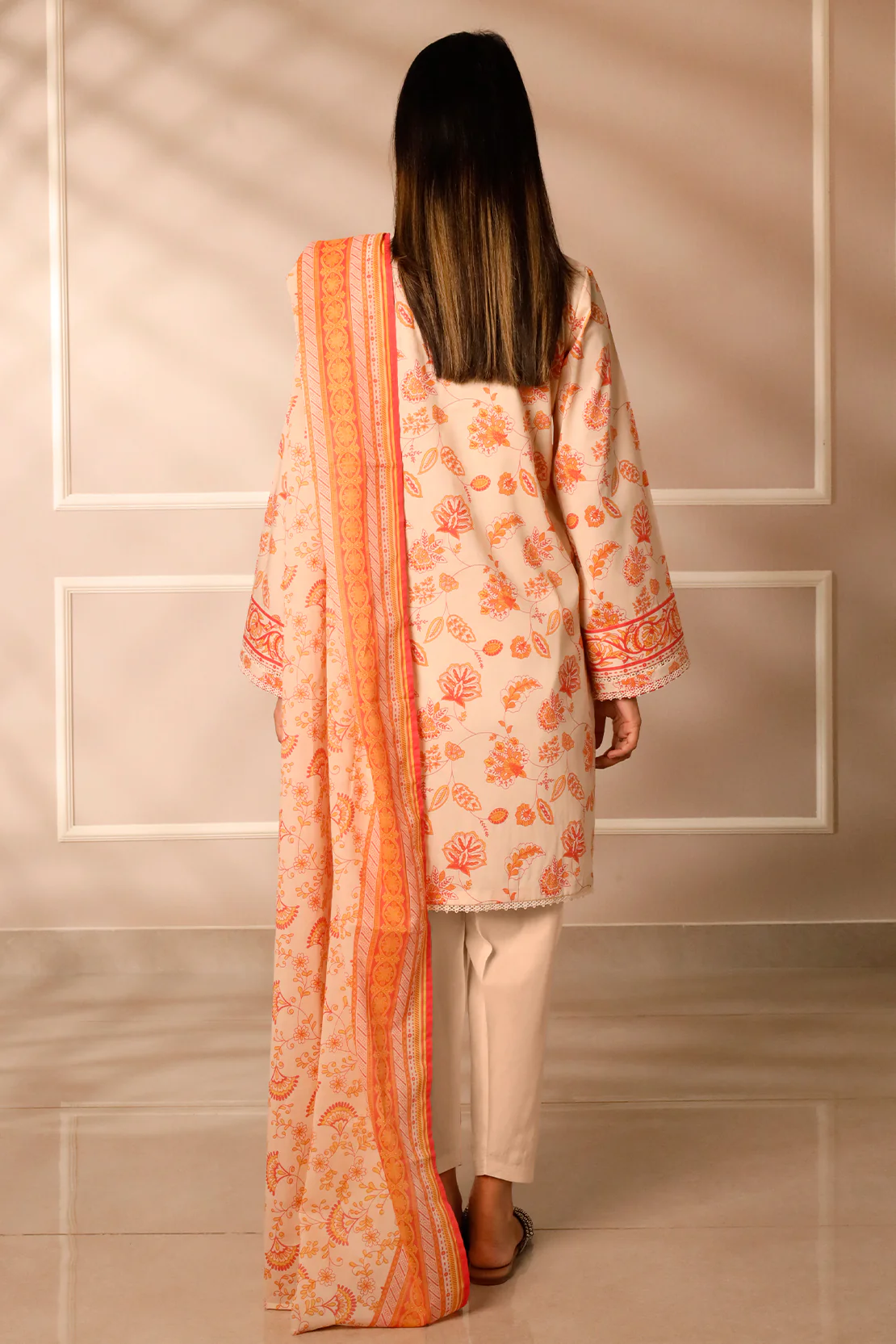 Unstitched Printed Lawn 3 Piece - Image 8