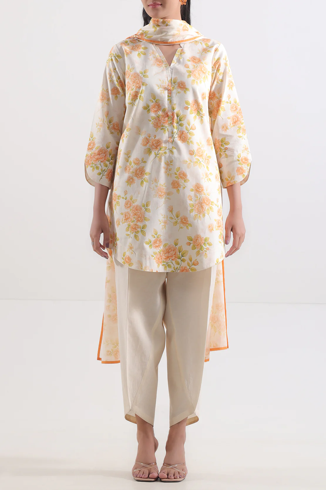 Unstitched Printed Lawn 3 Piece - Image 3