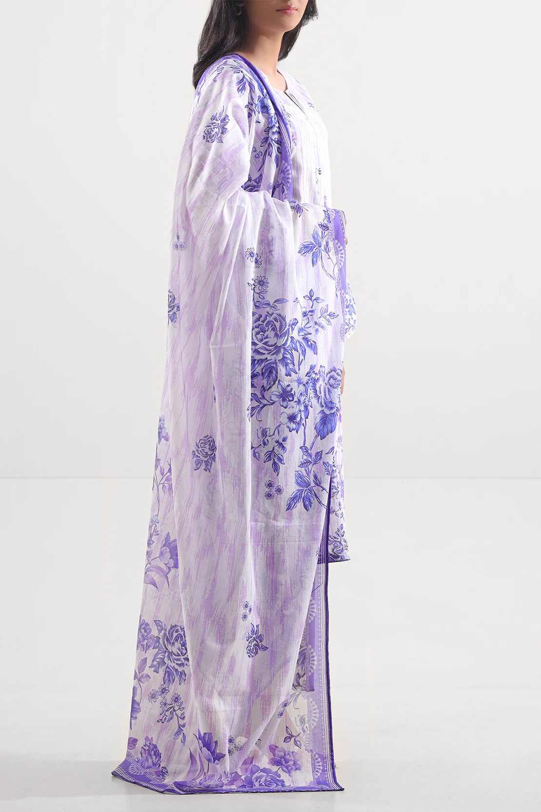 Unstitched Printed Lawn 3 Piece - Image 3