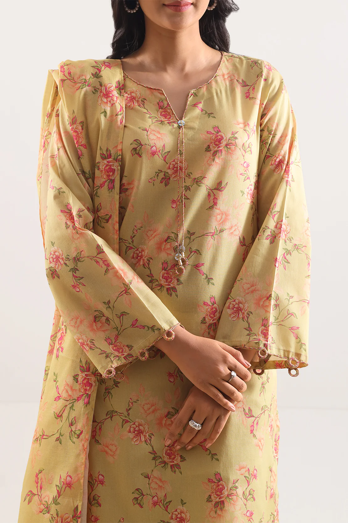Unstitched Printed Lawn 3 Piece - Image 4