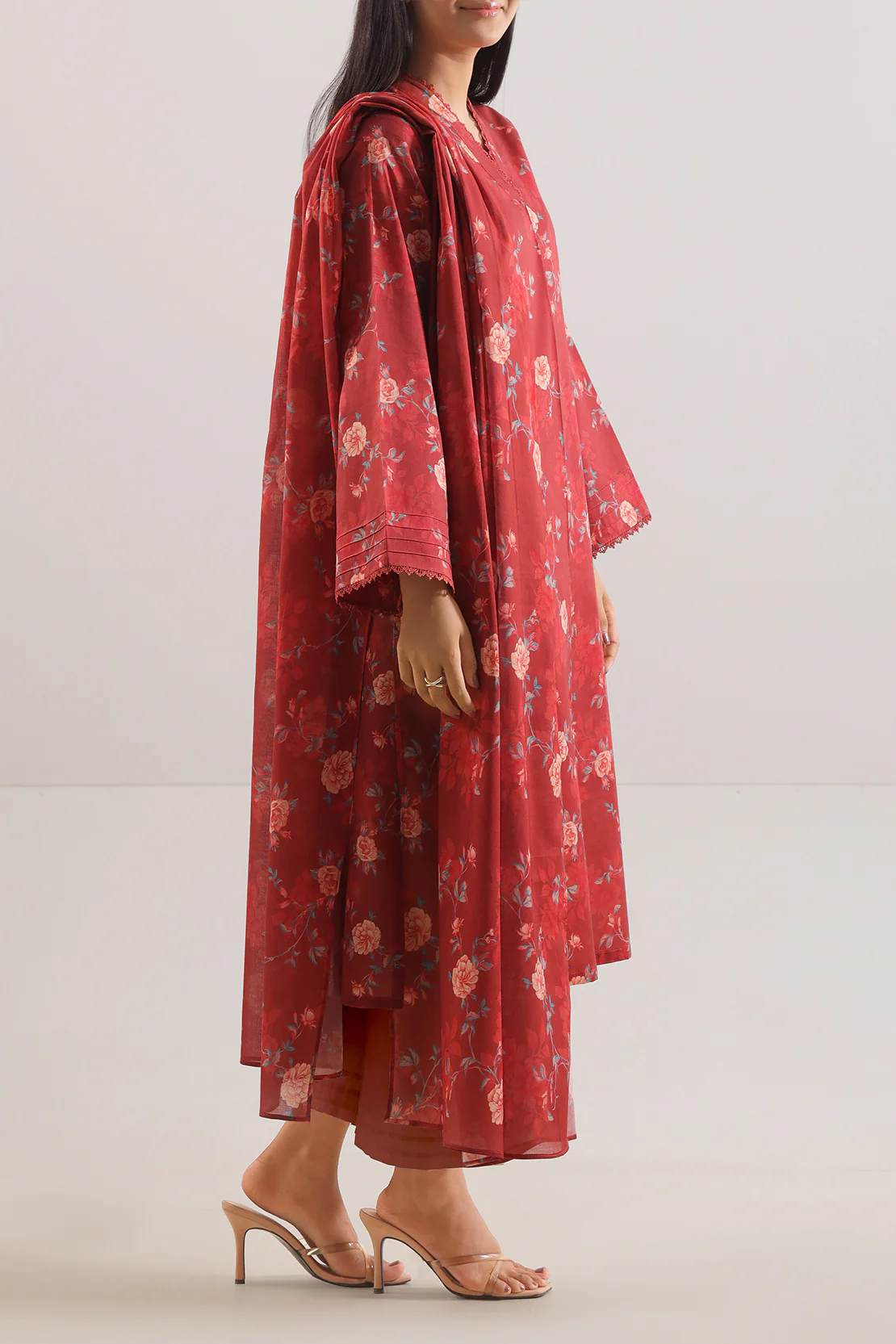 Unstitched Printed Lawn 3 Piece - Image 2