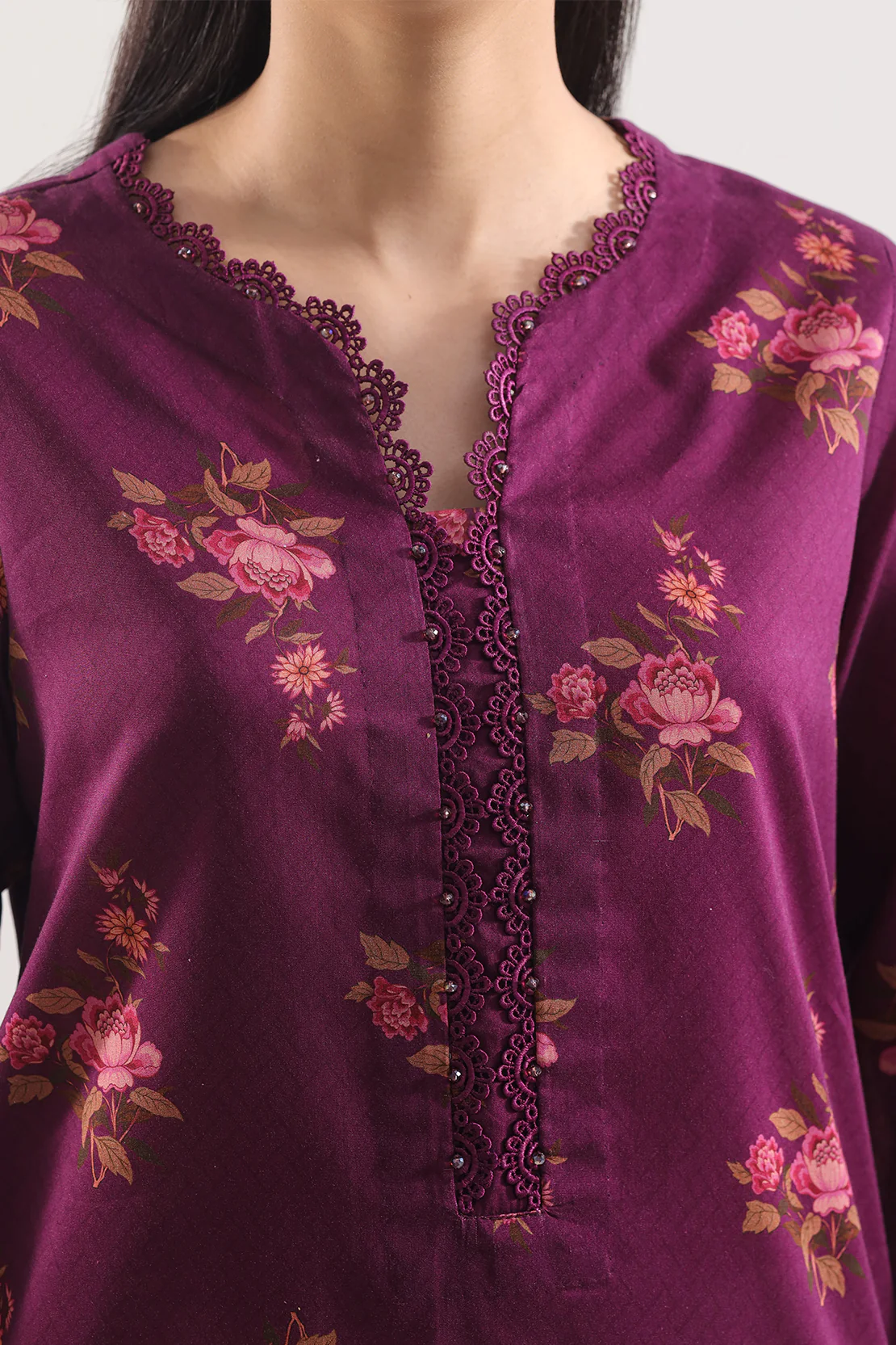 Unstitched Printed Lawn 3 Piece - Image 4