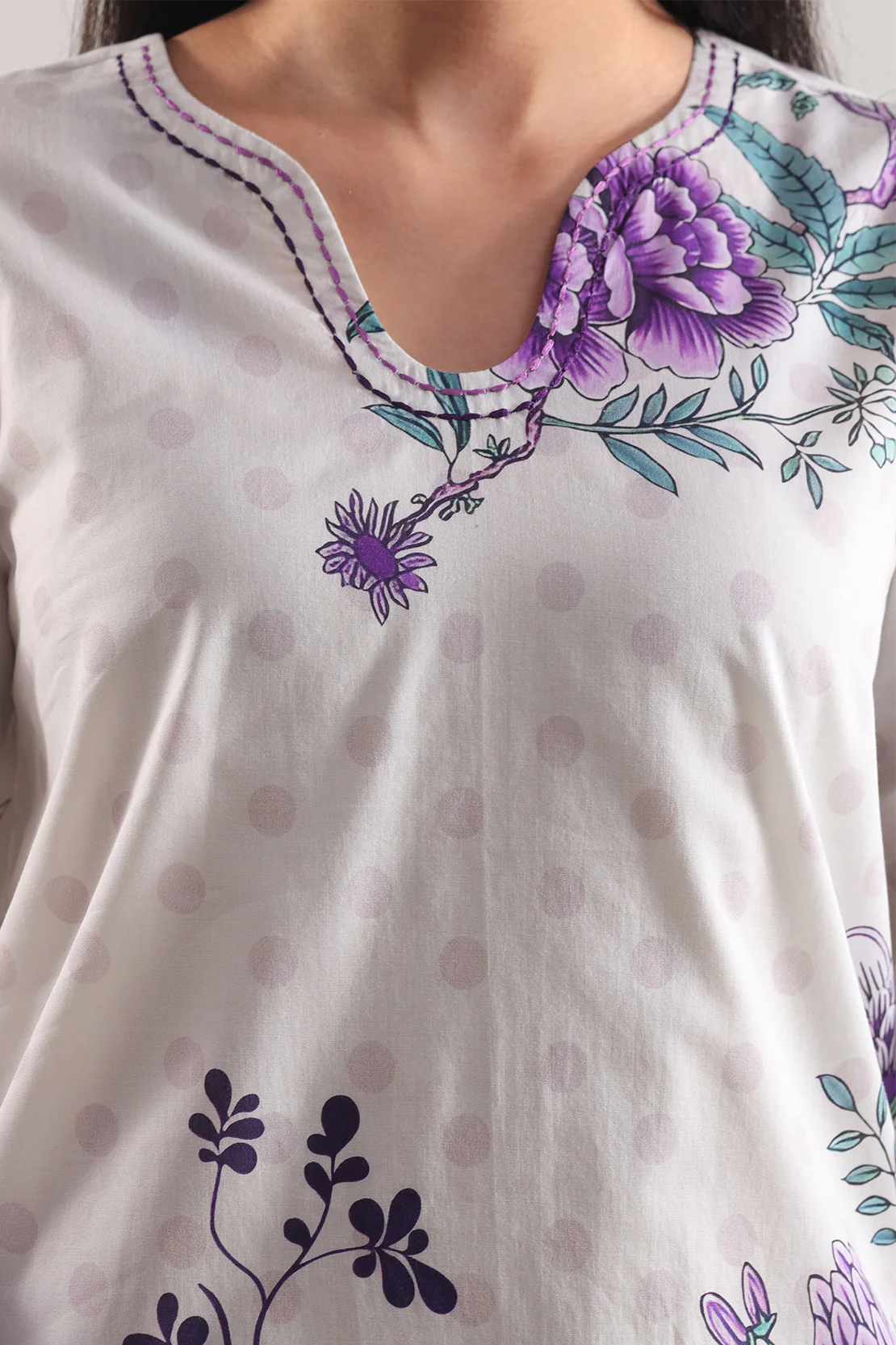 Unstitched Printed Lawn 3 Piece - Image 3