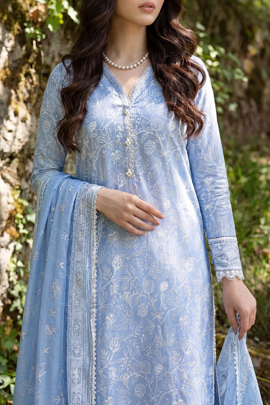 Unstitched Printed Lawn 3 Piece - Image 3