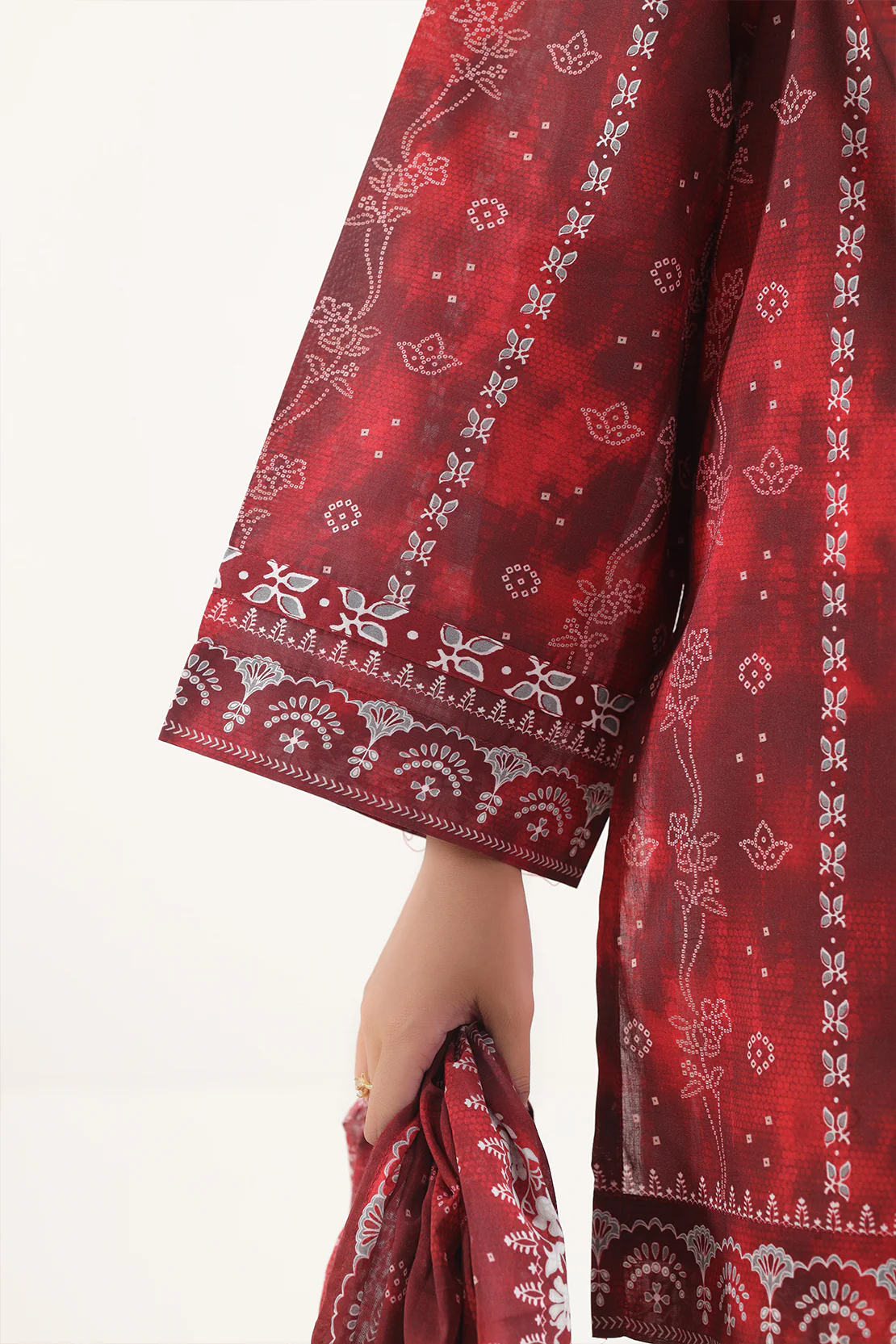 Unstitched Printed Lawn 3 Piece - Image 5