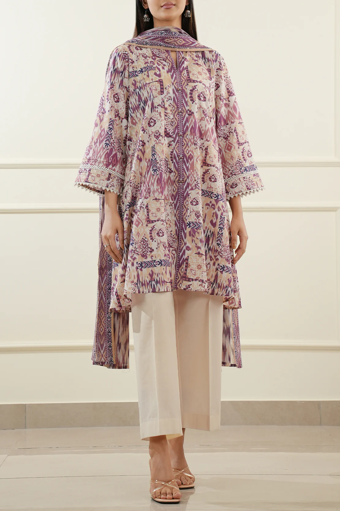 Unstitched Printed Lawn 3 Piece - Image 3