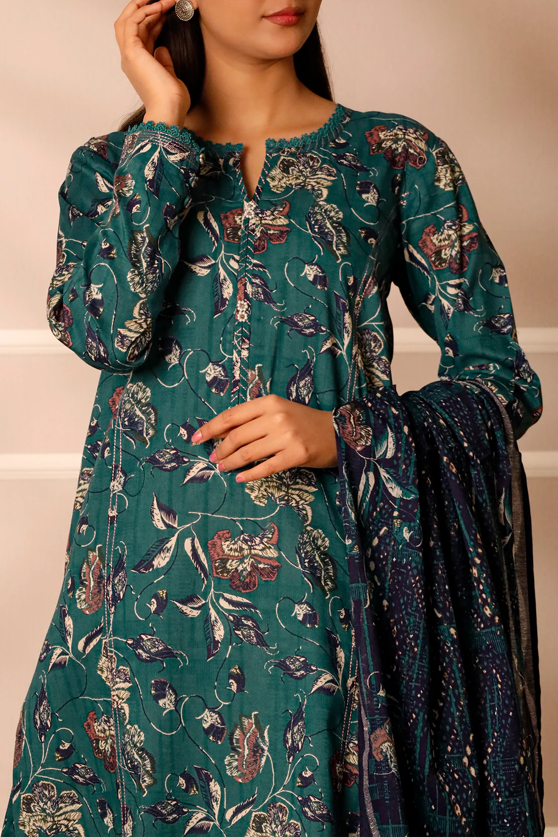 Unstitched Printed Lawn 3 Piece - Image 6