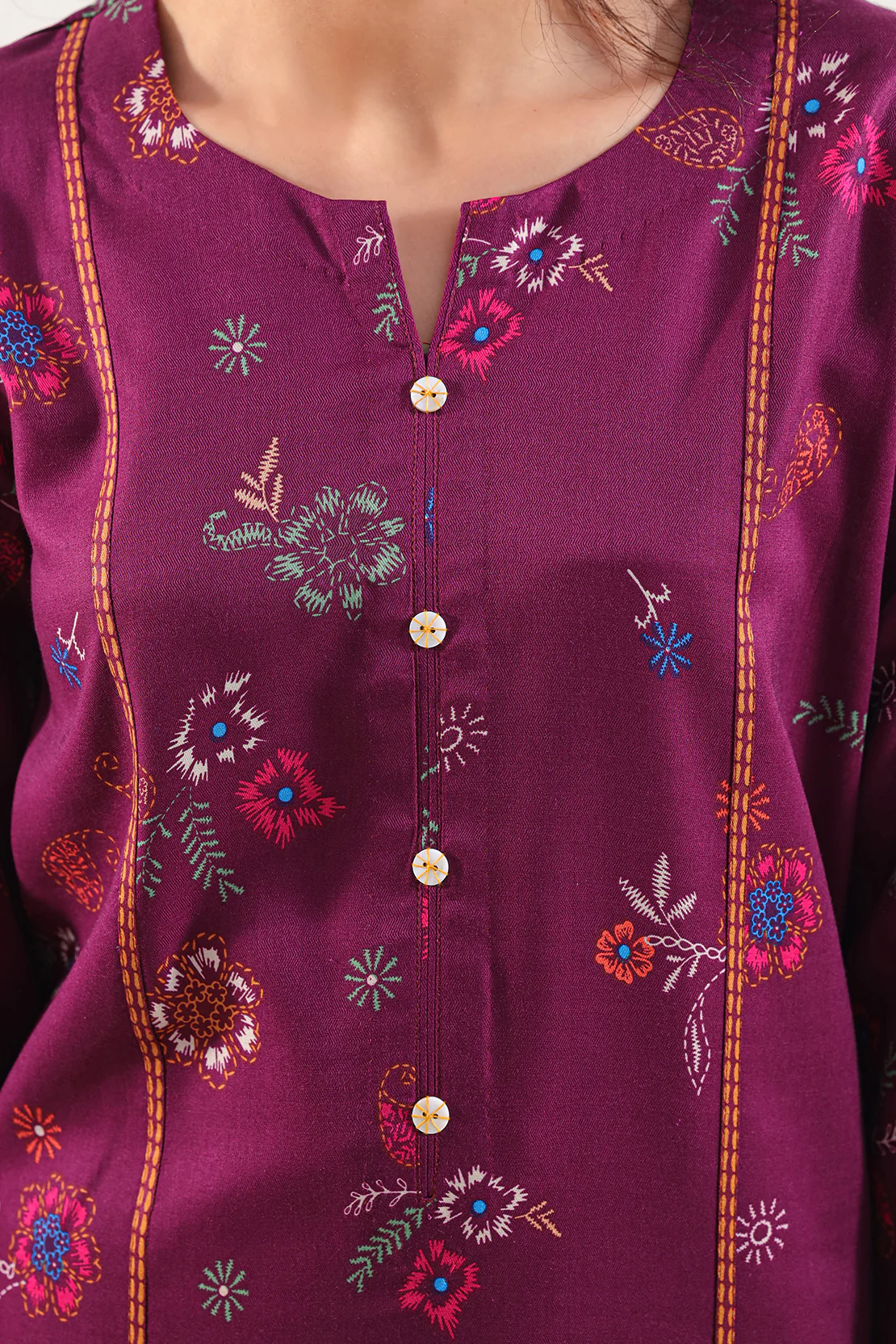 Unstitched Printed Lawn 3 Piece - Image 4