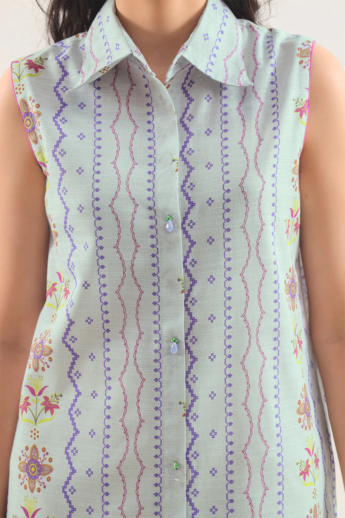 Unstitched Printed Lawn 3 Piece - Image 5