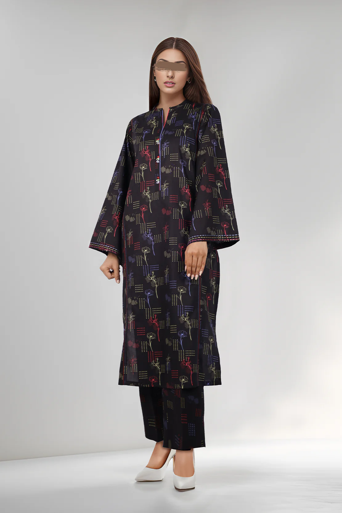 Unstitched Printed Lawn Shirt