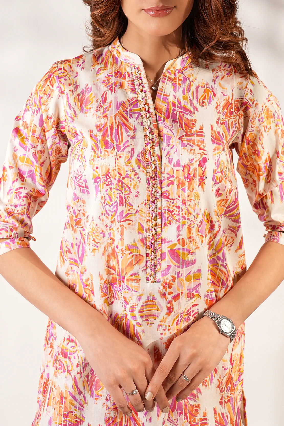 Unstitched Printed Lawn Shirt - Image 6