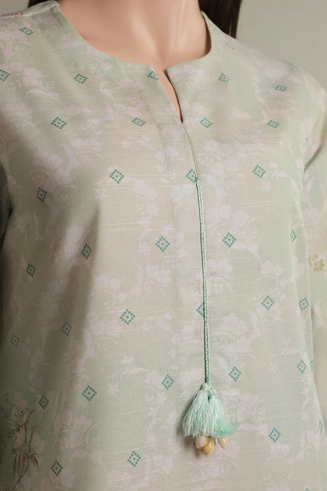 Unstitched Printed Linen 2 Piece (Shirt/Trouser) - Image 3
