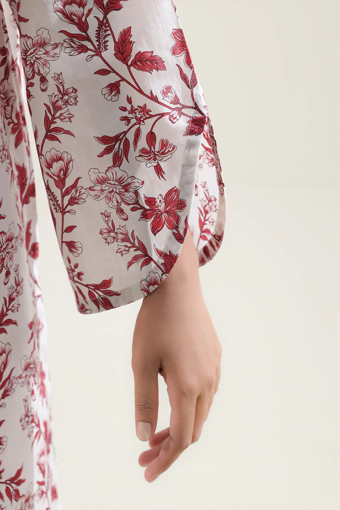 Unstitched Printed Self Strip Lawn 2 Piece (Shirt/Trouser) - Image 6
