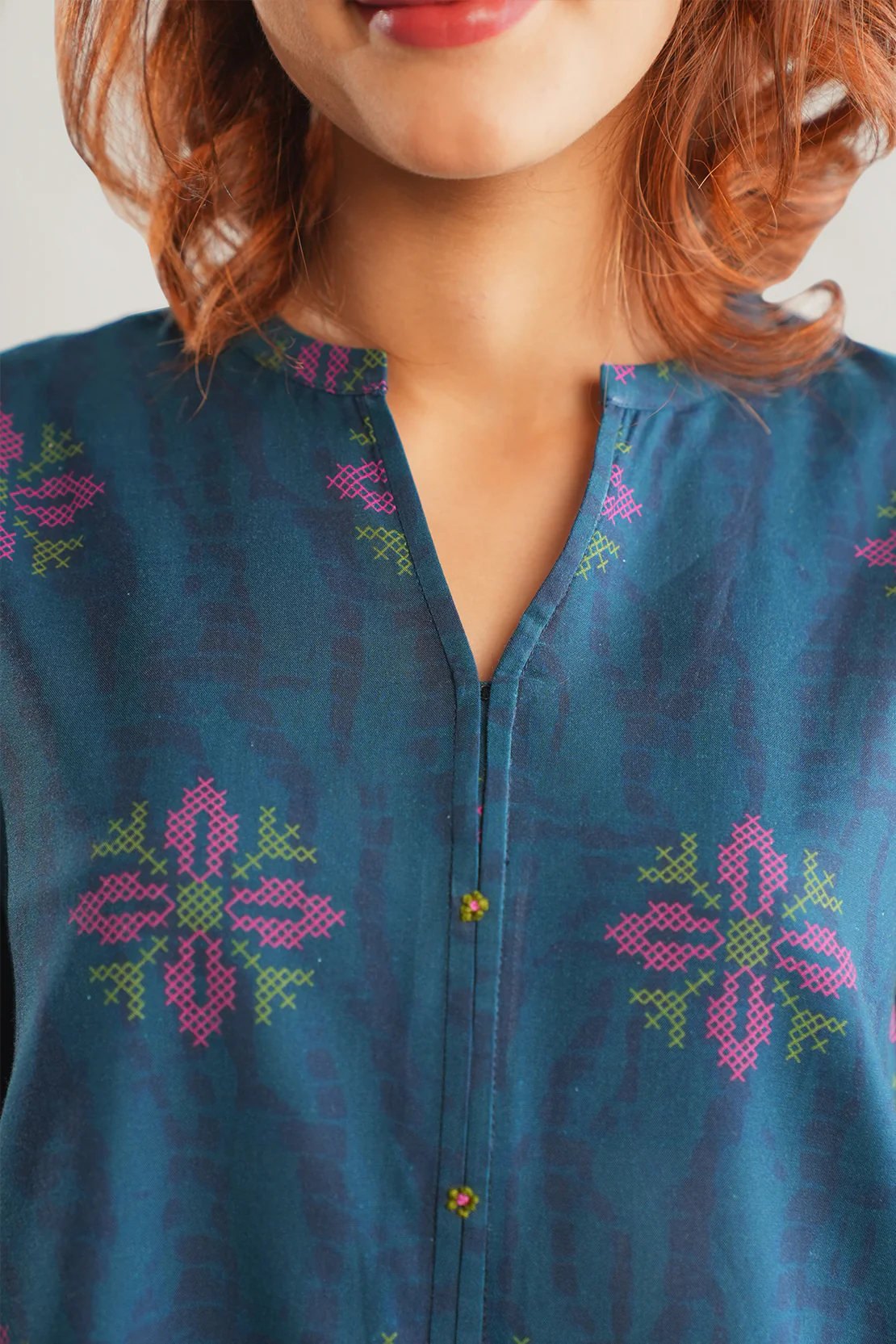 Unstitched Printed Soft Touch Cotton 2 Piece (Shirt/Trouser) - Image 6