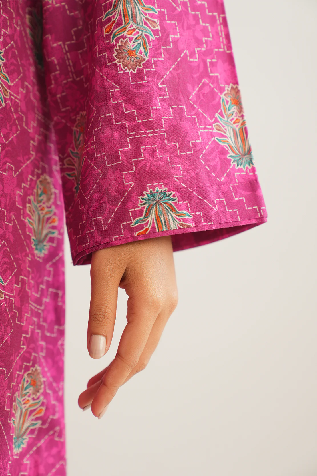 Unstitched Printed Viscose 3 Piece - Image 6