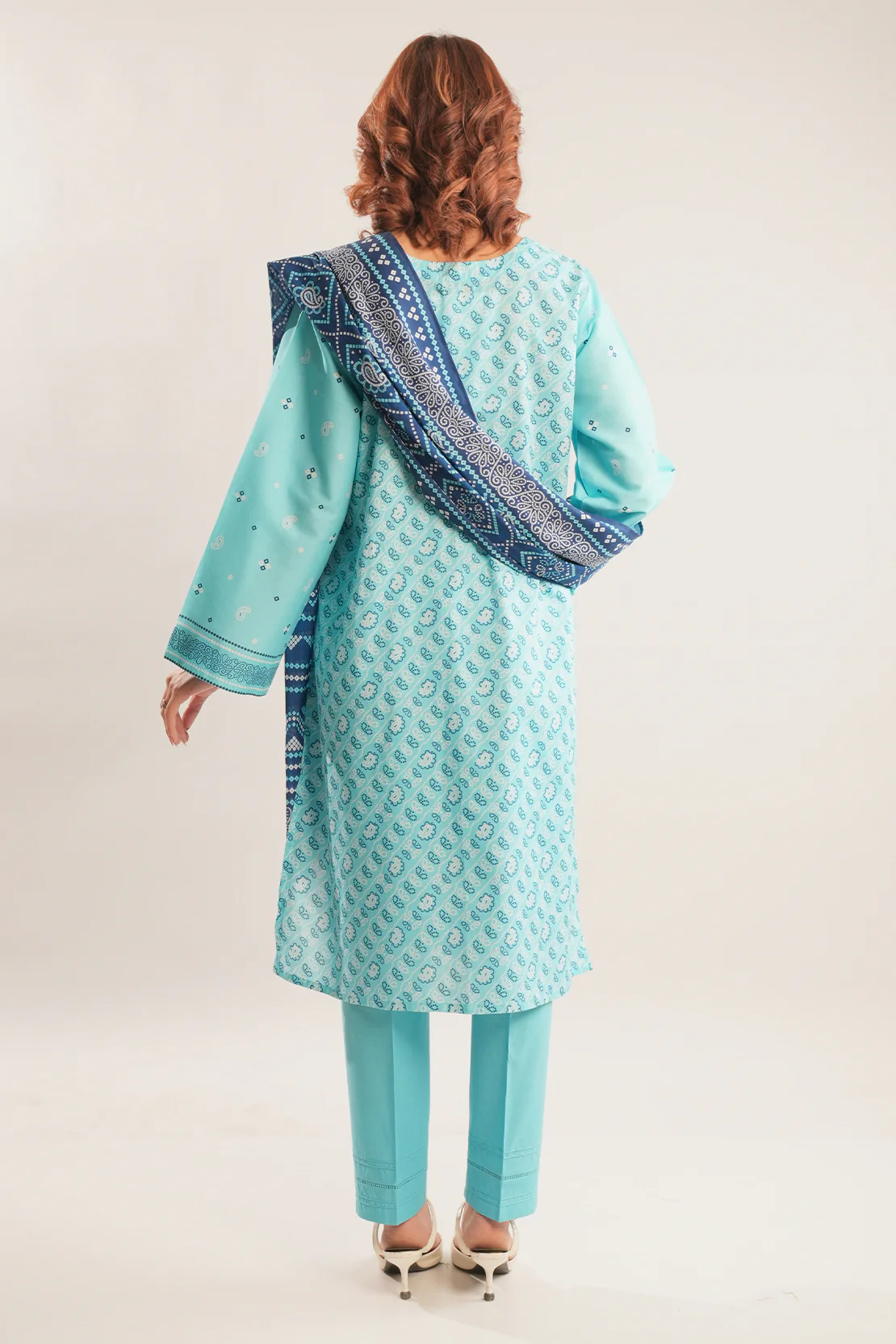 Unstitched Printed Viscose Shirt - Image 3
