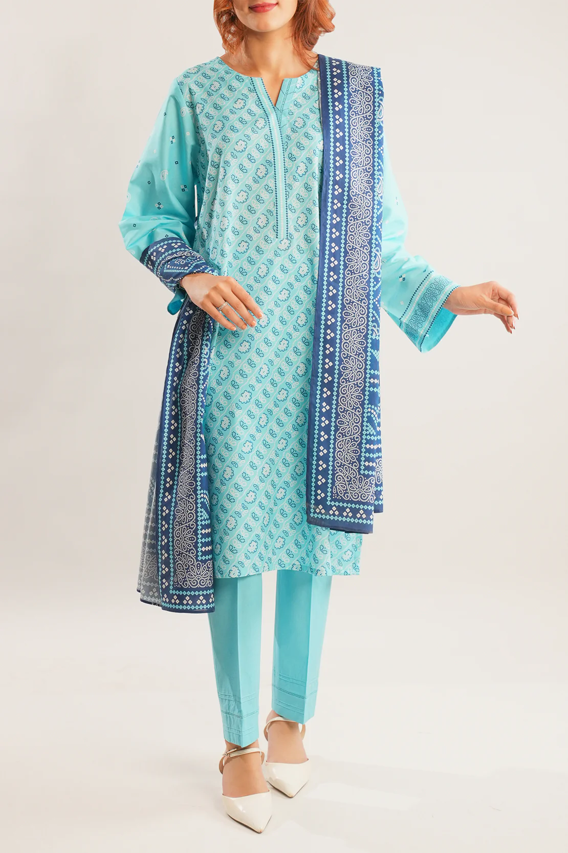 Unstitched Printed Viscose Shirt - Image 4